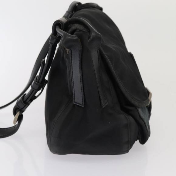 PRADA Shoulder Bag Nylon Black Auth bs16115 - Picture 3 of 16